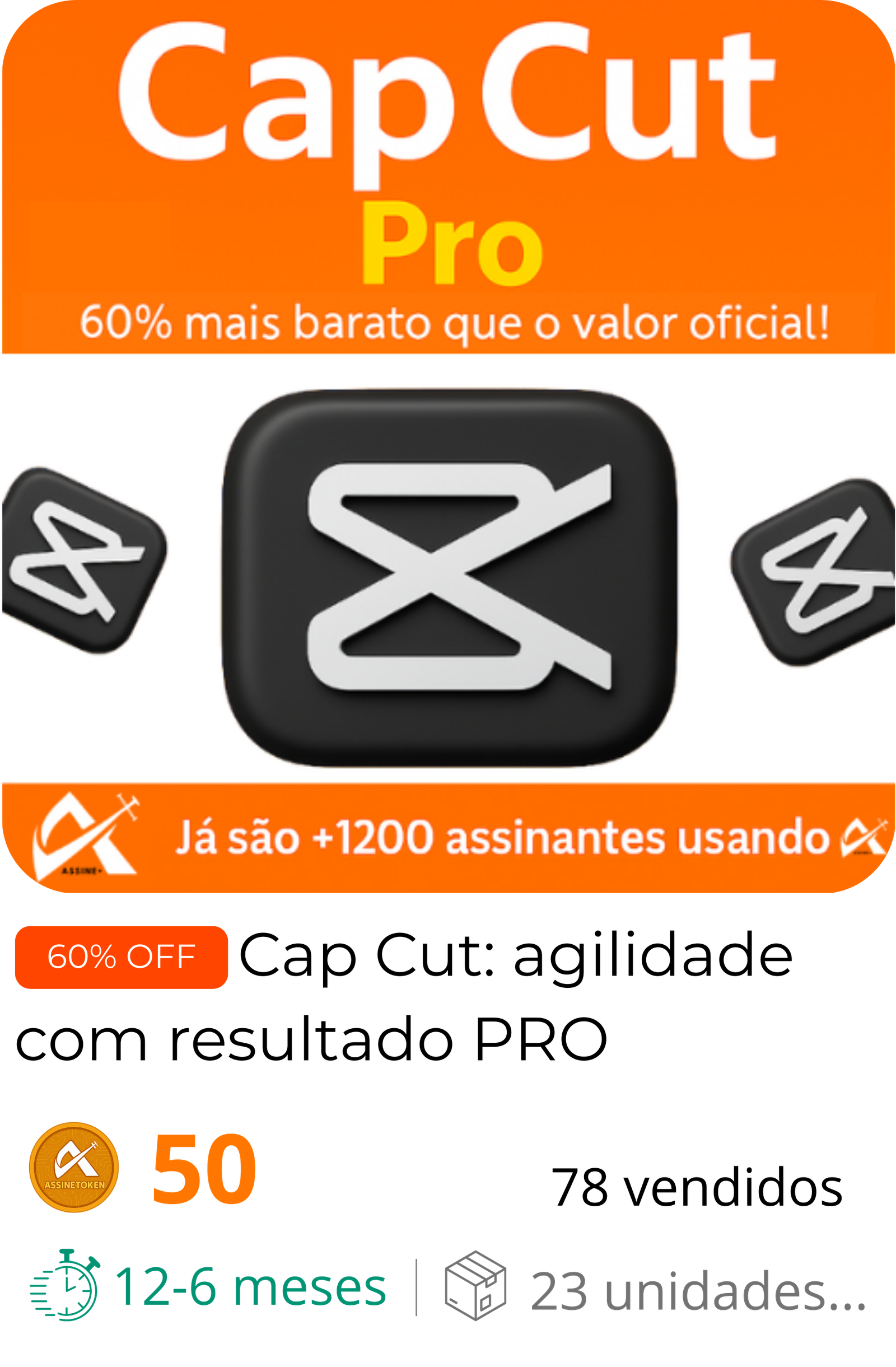 CapCut Premium com Desconto